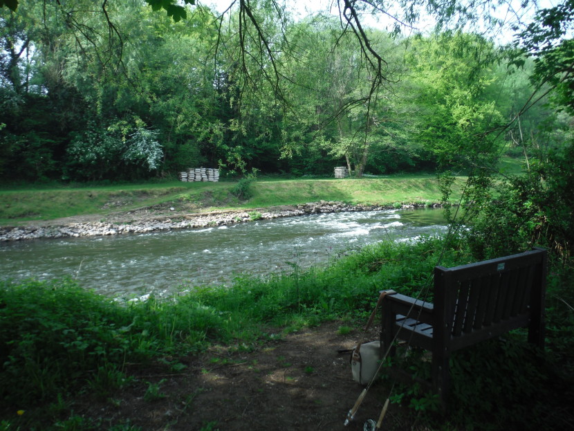 Lower Usk at Kemys Commander